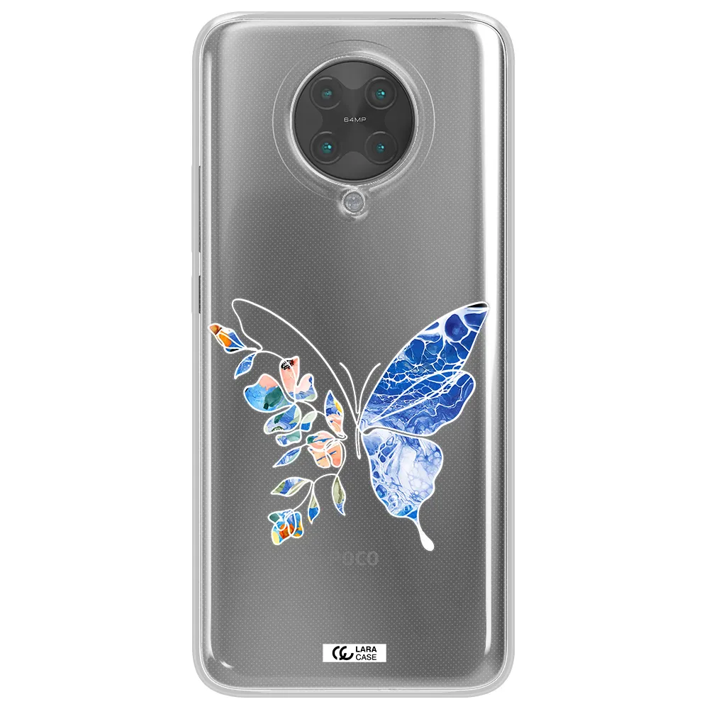 A White Background With Gold Text Xiaomi Poco F2 Pro Clear Tpu Case