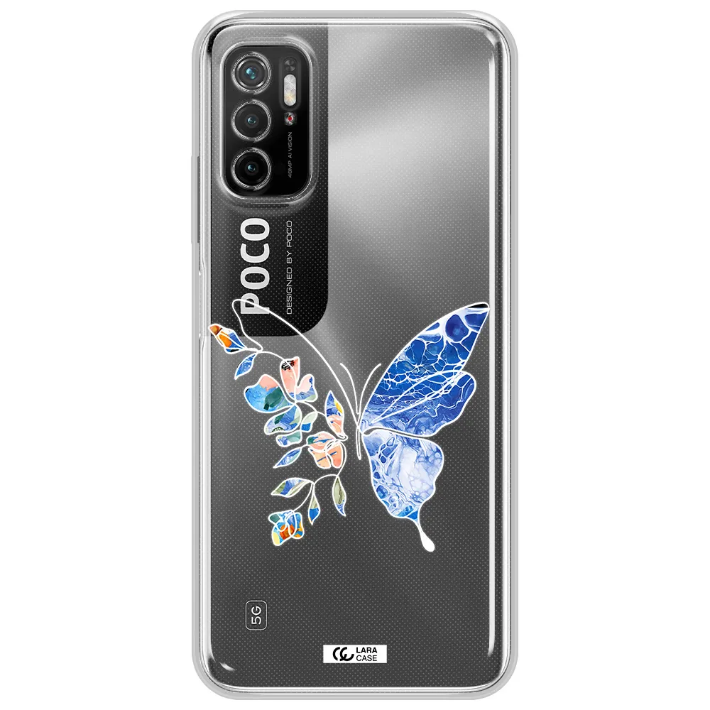 A White Background With Gold Text Xiaomi Poco M3 Pro Clear Tpu Case