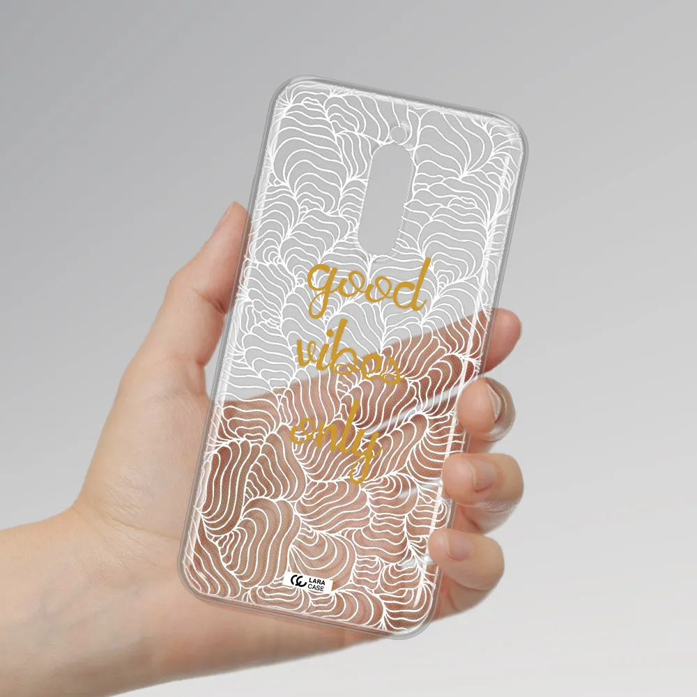 A White Background With Gold Text Xiaomi Redmi 8 Clear Tpu Case