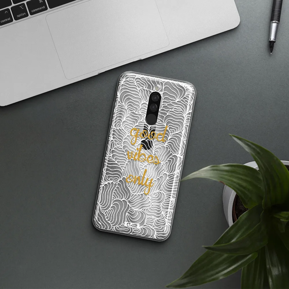 A White Background With Gold Text Xiaomi Redmi 8 Clear Tpu Case