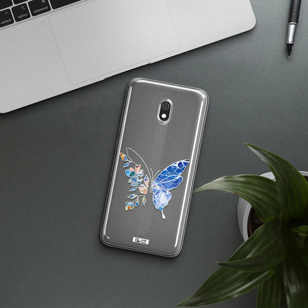 A White Background With Gold Text Xiaomi Redmi 8A Clear Tpu Case