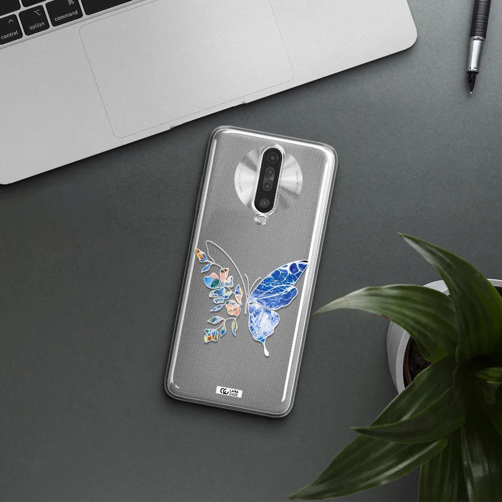 A White Background With Gold Text Xiaomi Redmi K30 Clear Tpu Case