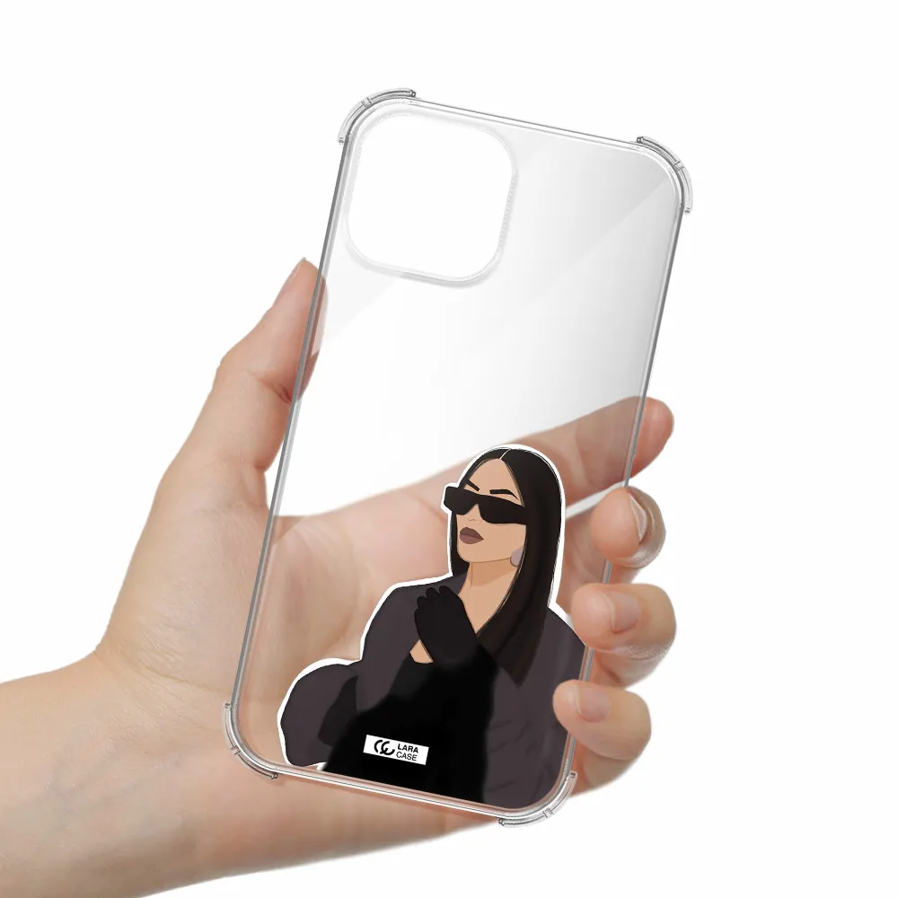 Minimalist Portrait Apple iPhone 13 Clear PC Case