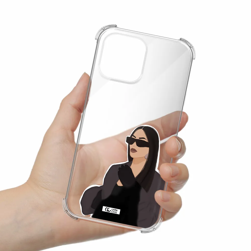 Minimalist Portrait Apple iPhone 13 Pro Clear PC Case