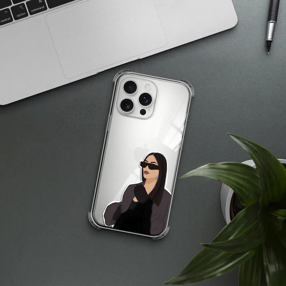 Minimalist Portrait Apple Iphone 16 Pro Max Clear Pc Case