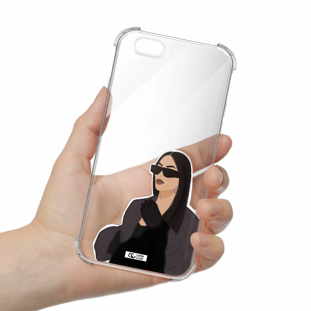 Minimalist Portrait Apple iPhone 6 Clear PC Case