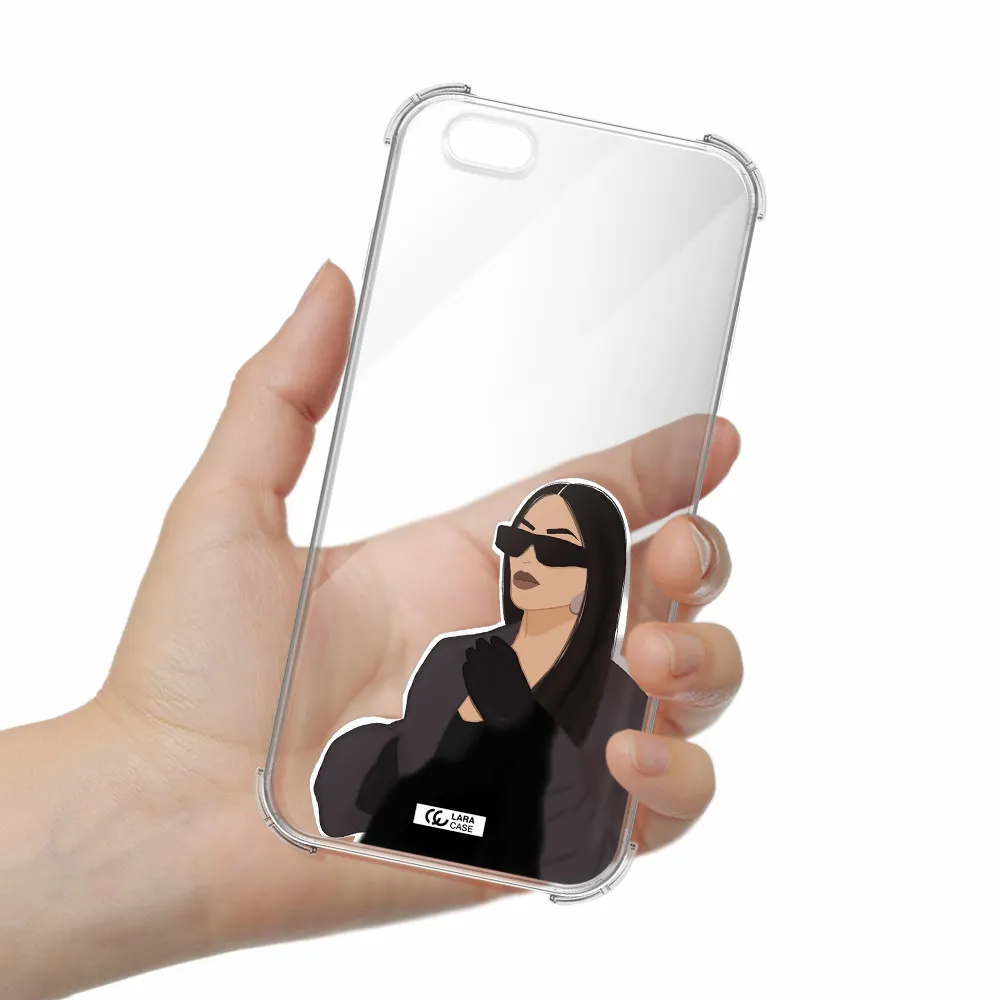 Minimalist Portrait Apple iPhone 6 plus Clear PC Case