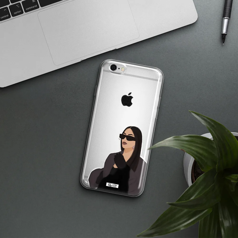 Minimalist Portrait Apple iPhone 6 plus Clear TPU Case