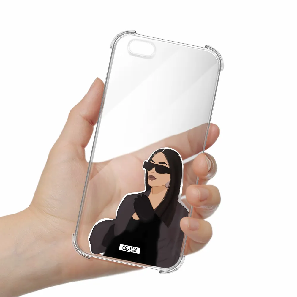 Minimalist Portrait Apple iPhone 6 s plus Clear PC Case