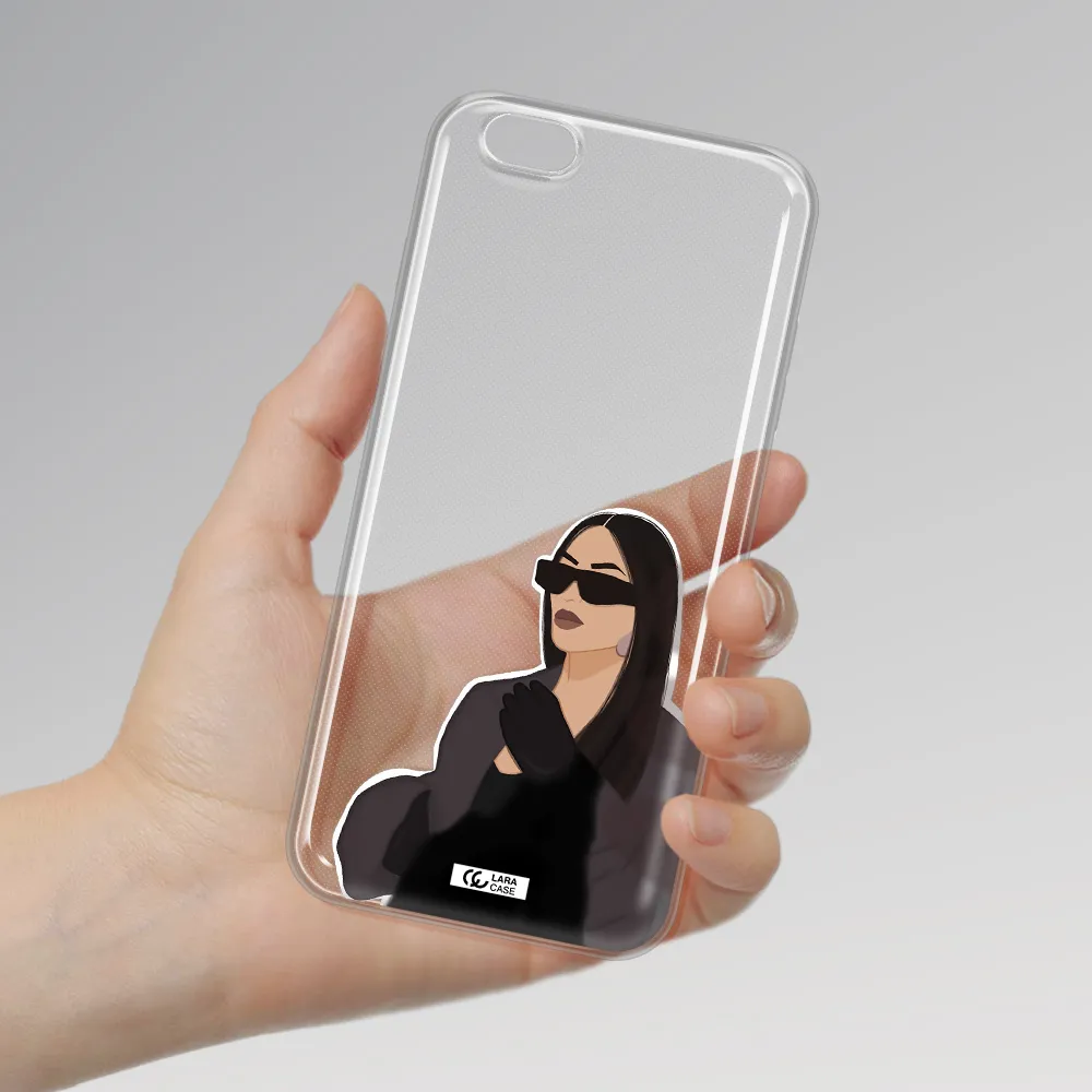 Minimalist Portrait Apple iPhone 6 s plus Clear TPU Case