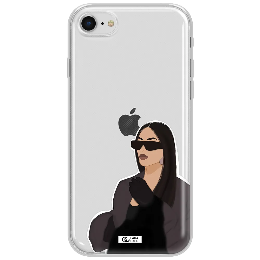 Minimalist Portrait Apple Iphone Se 2020 Clear Tpu Case