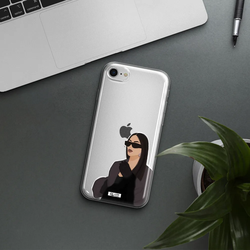 Minimalist Portrait Apple Iphone Se 2020 Clear Tpu Case