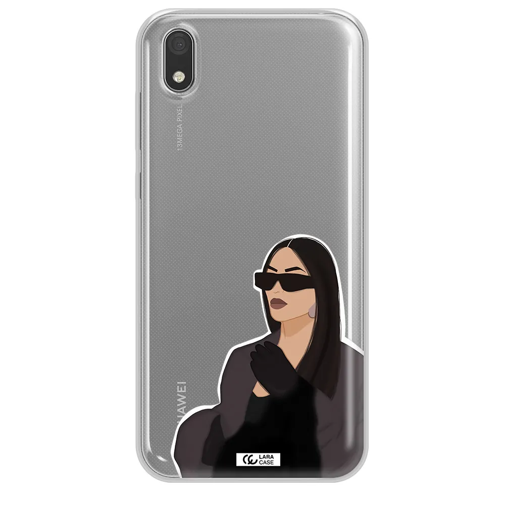 Minimalist Portrait Huawei Honor 8S Clear TPU Case