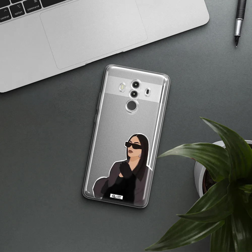 Minimalist Portrait Huawei Mate 10 Clear TPU Case