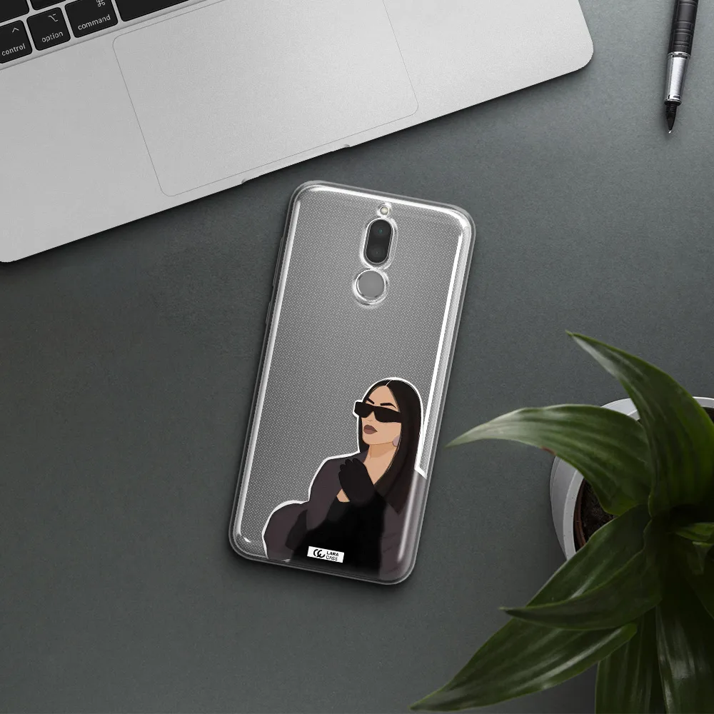 Minimalist Portrait Huawei Mate 10 Lite Clear TPU Case