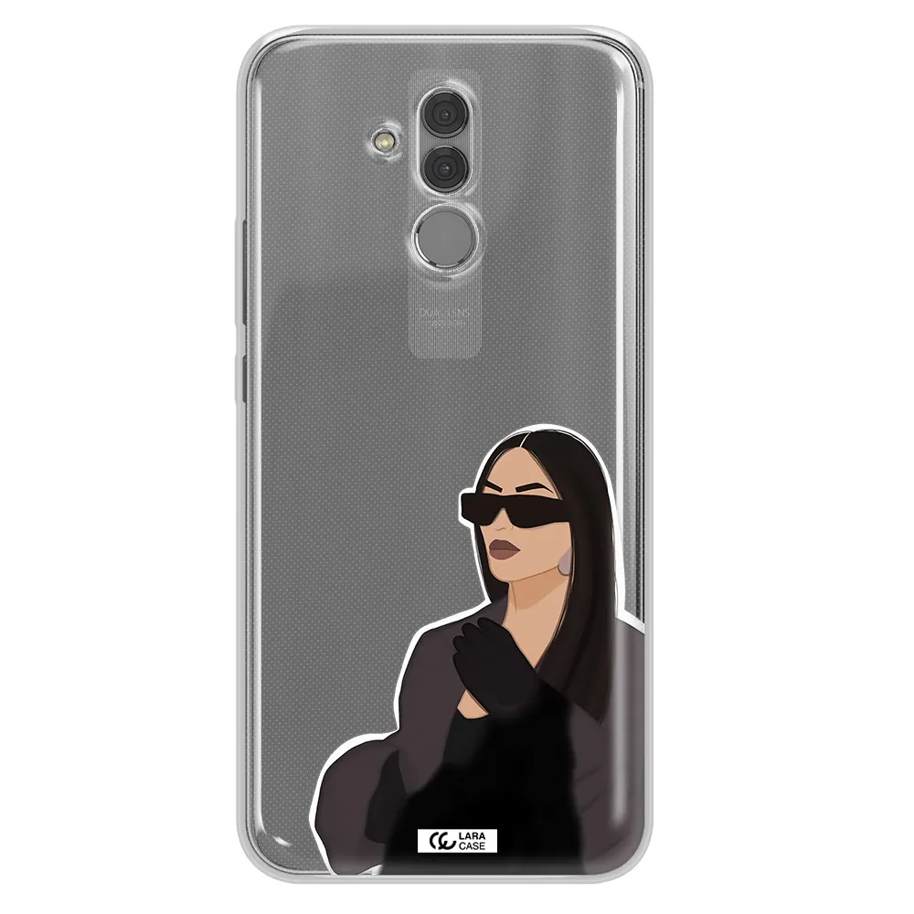 Minimalist Portrait Huawei Mate 20 Lite Clear TPU Case