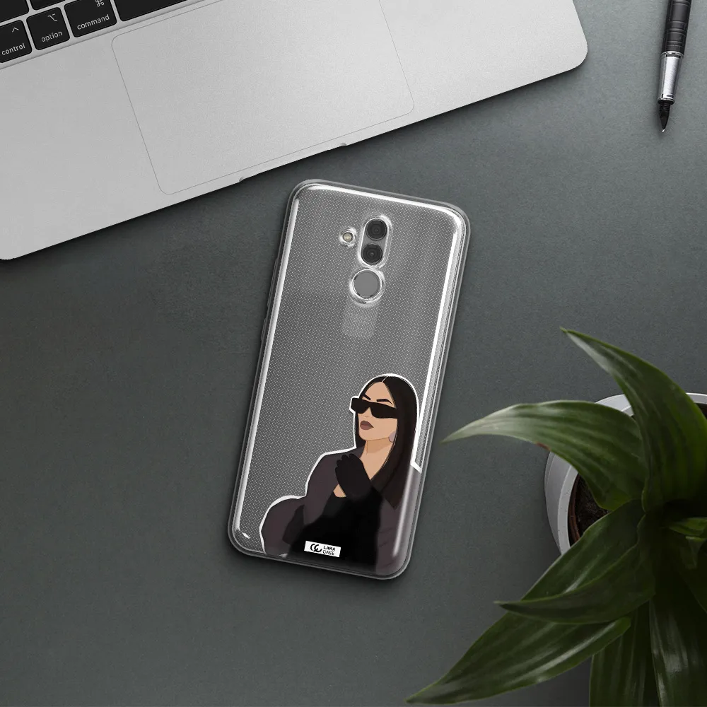 Minimalist Portrait Huawei Mate 20 Lite Clear TPU Case