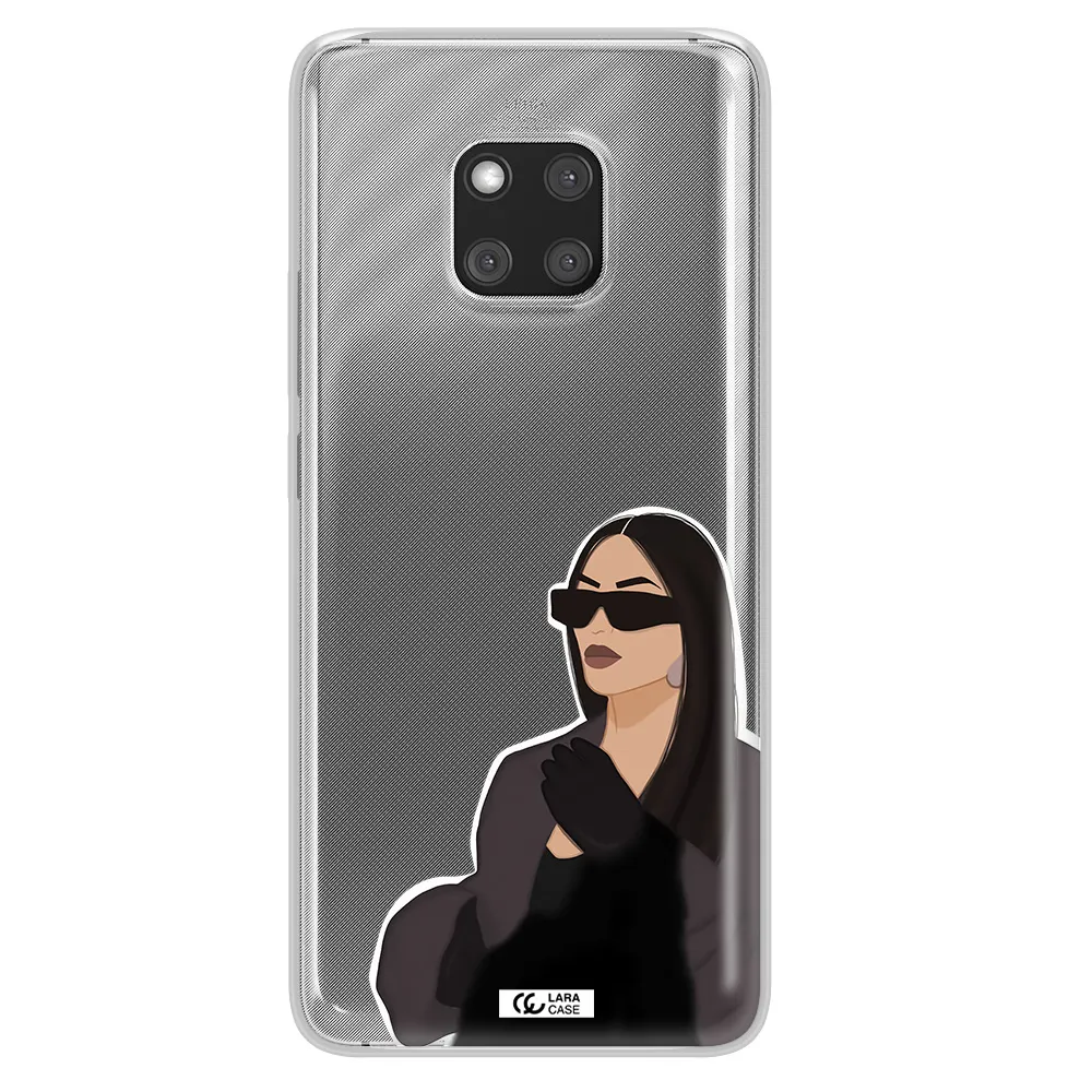 Minimalist Portrait Huawei Mate 20 Pro Clear TPU Case