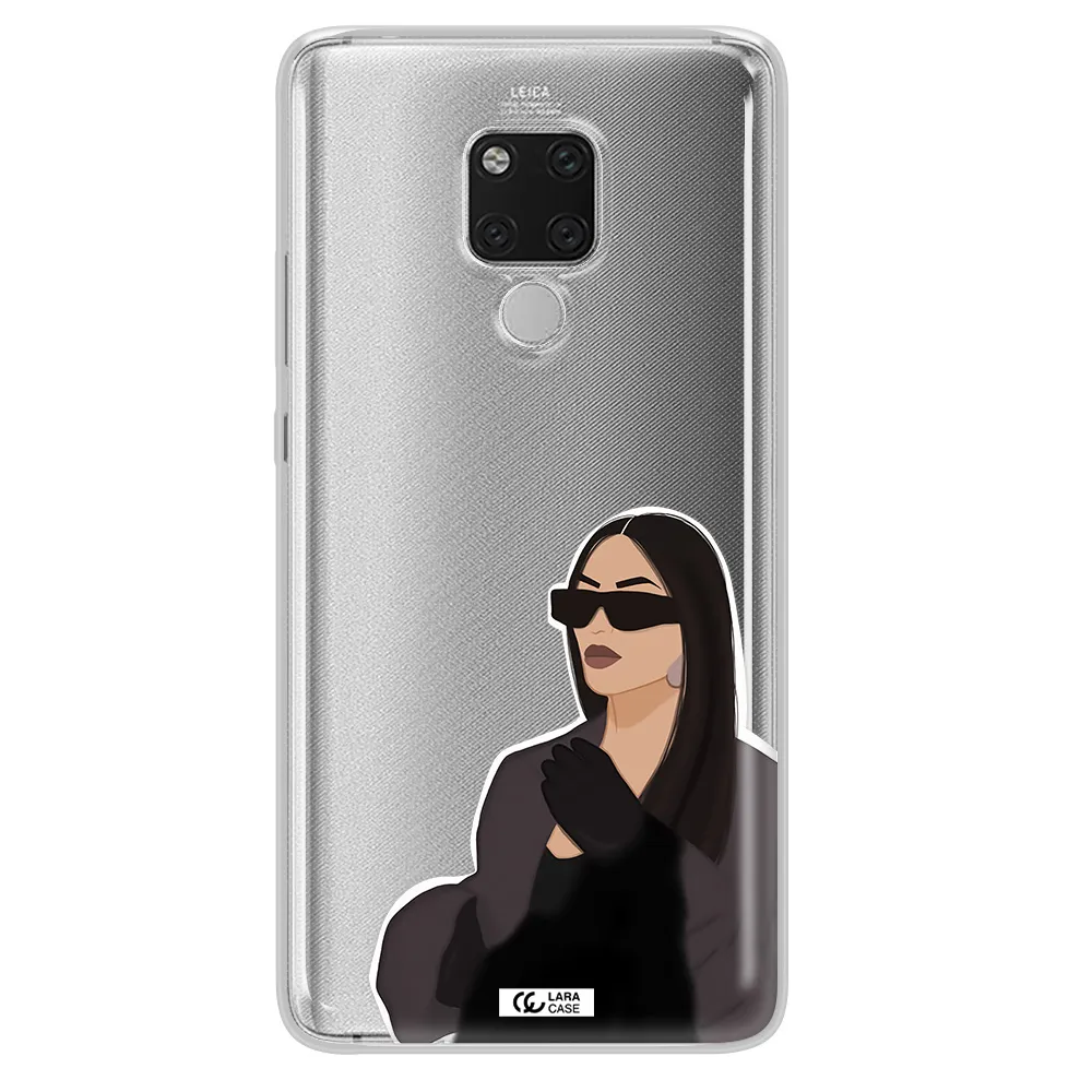 Minimalist Portrait Huawei Mate 20X Clear TPU Case