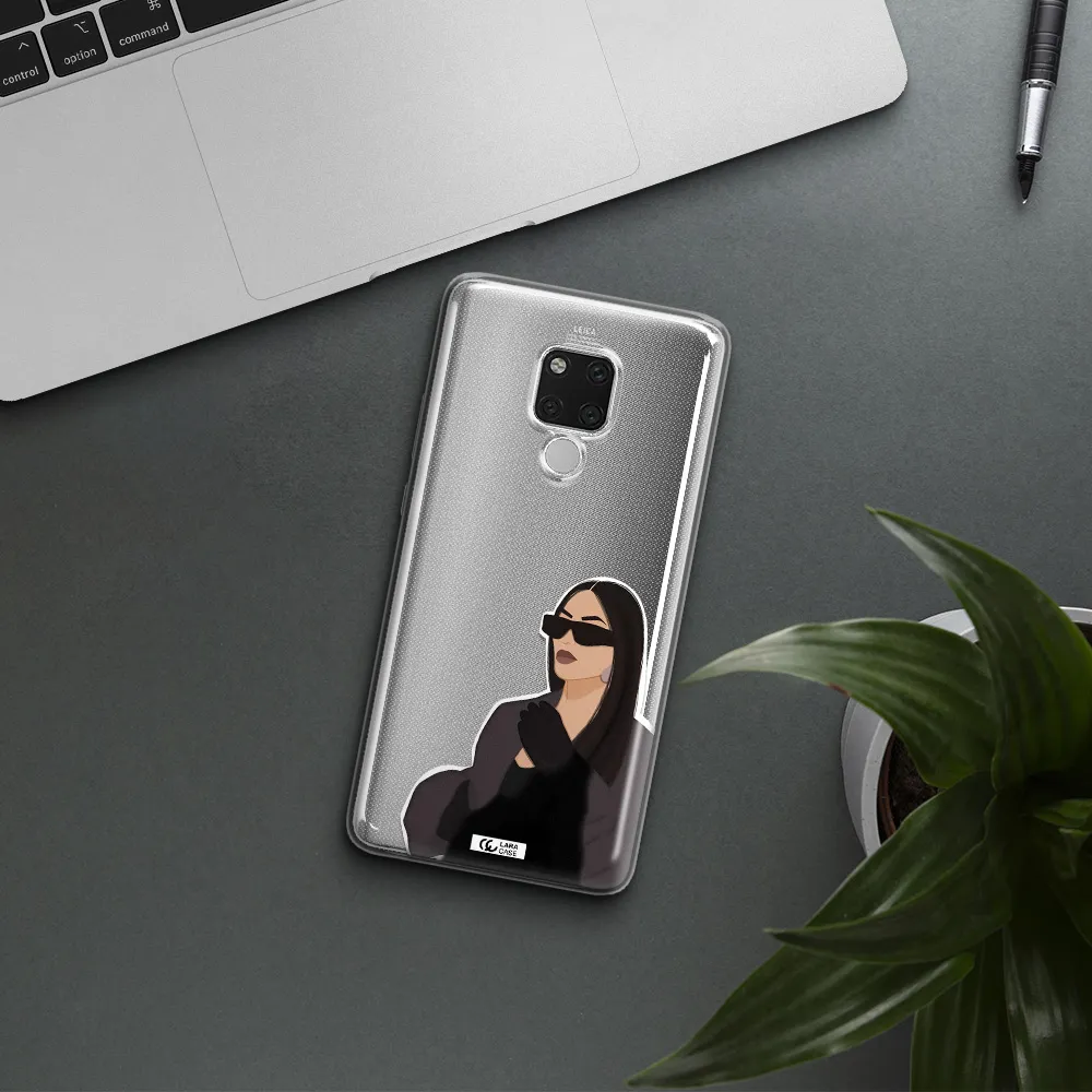 Minimalist Portrait Huawei Mate 20X Clear TPU Case