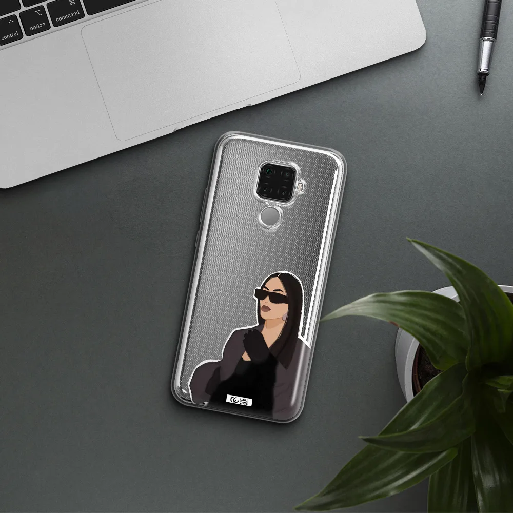 Minimalist Portrait Huawei Mate 30 Lite Clear TPU Case