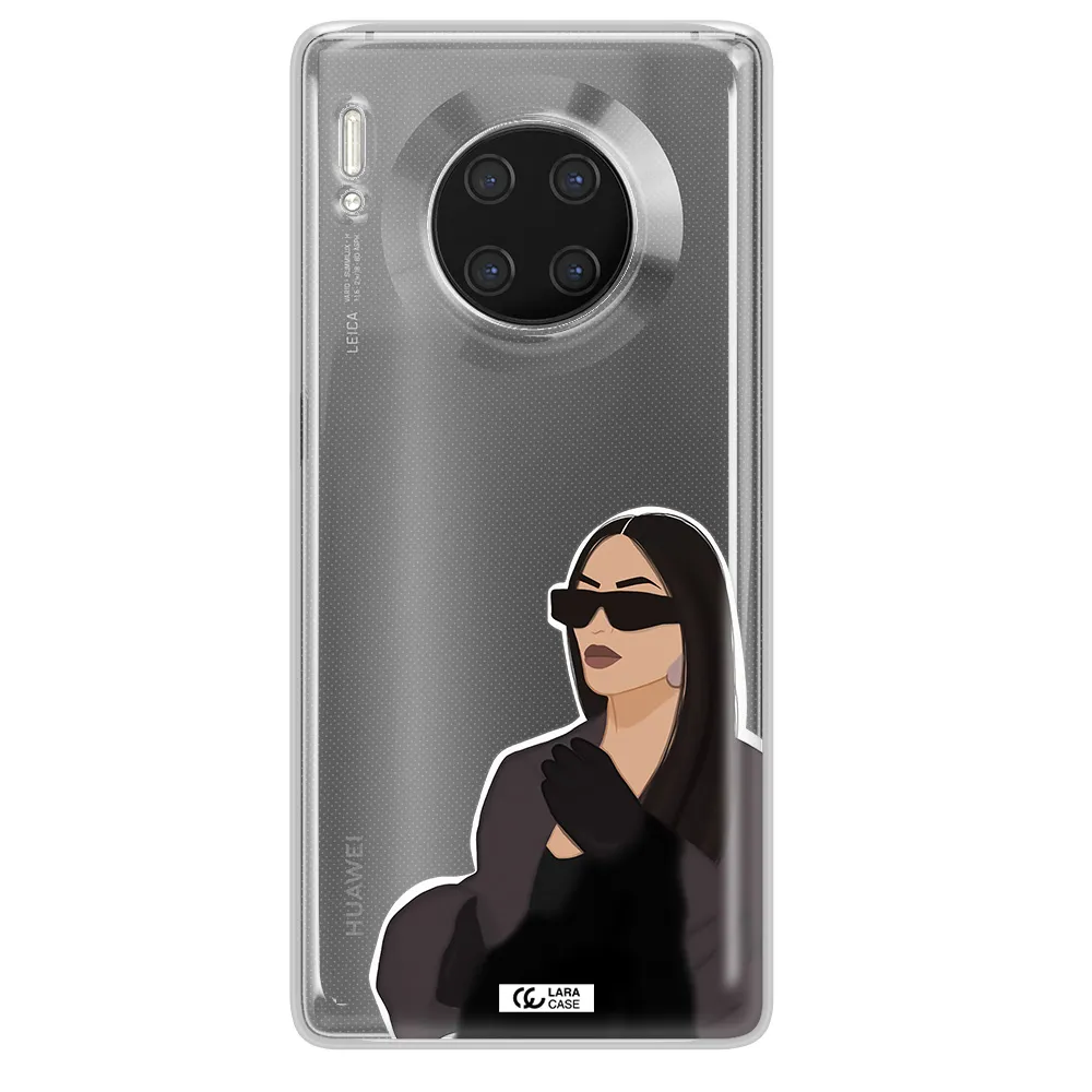 Minimalist Portrait Huawei Mate 30 Pro Clear TPU Case