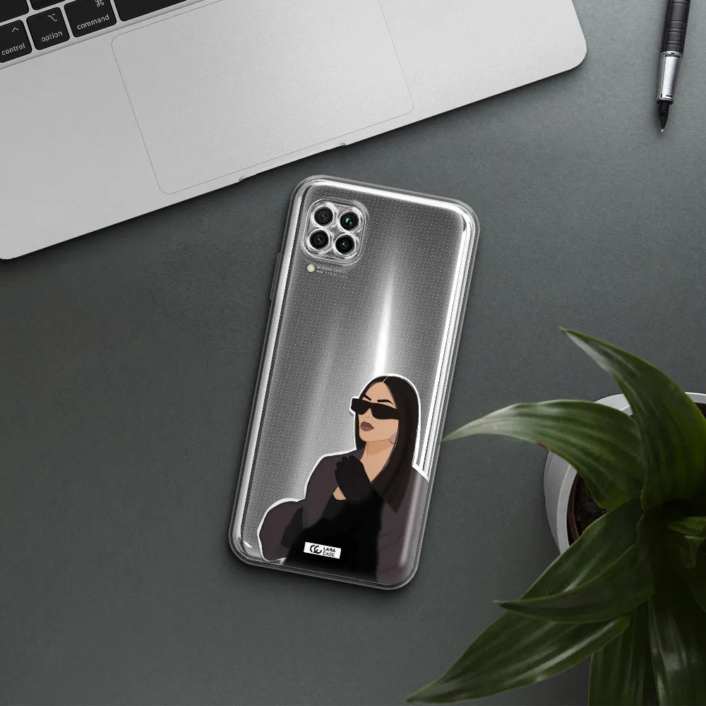 Minimalist Portrait Huawei Nova 7I Clear Tpu Case