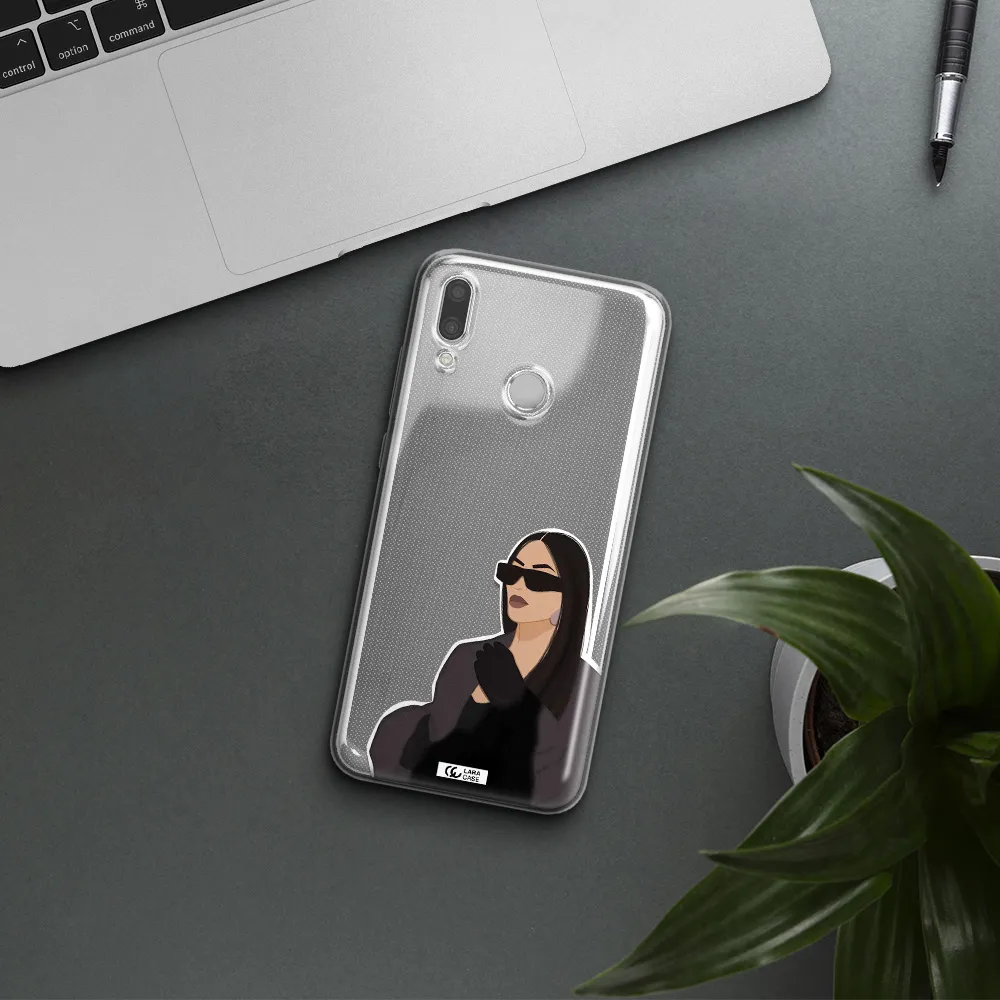 Minimalist Portrait Huawei P Smart 2019 Clear TPU Case