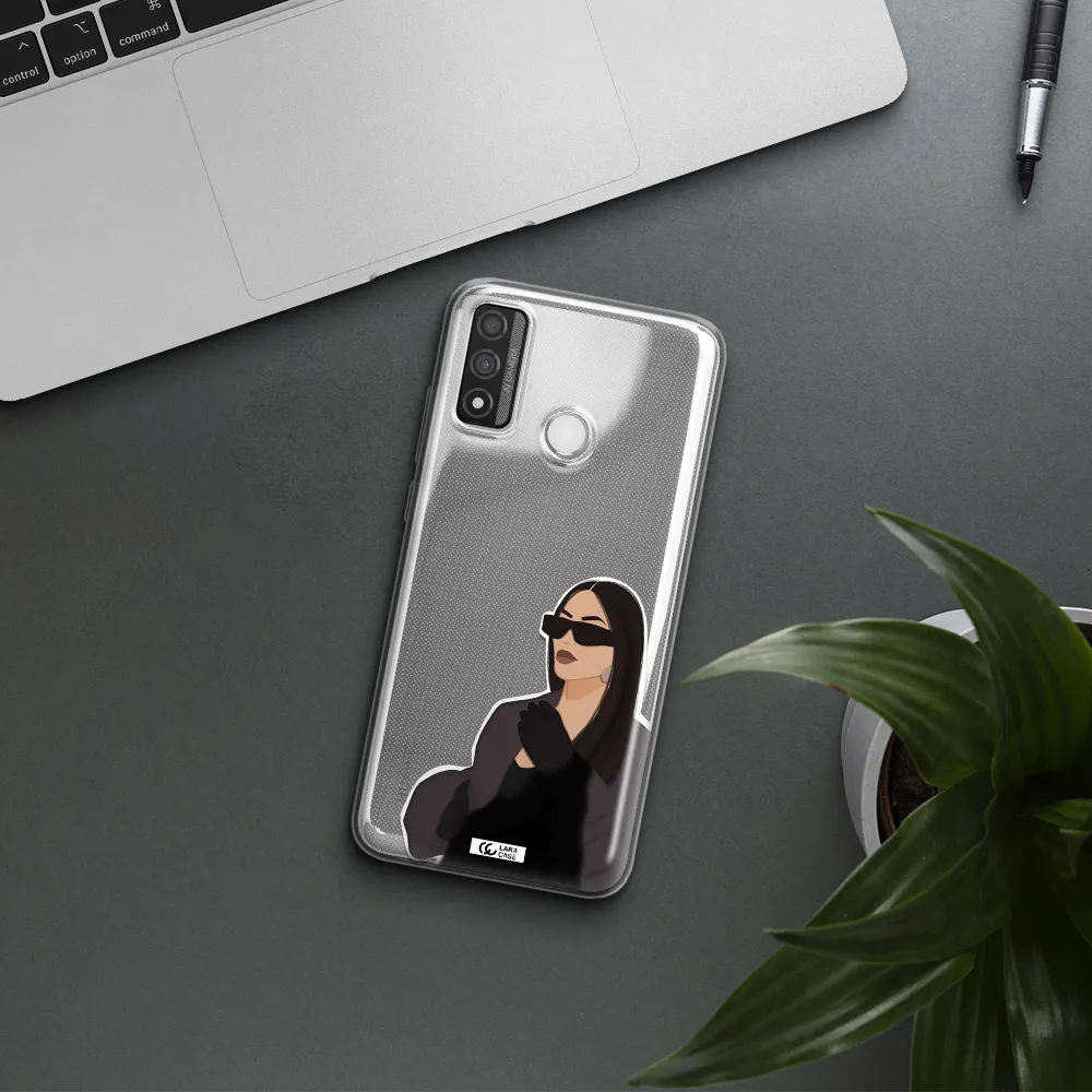 Minimalist Portrait Huawei P Smart 2020 Clear TPU Case