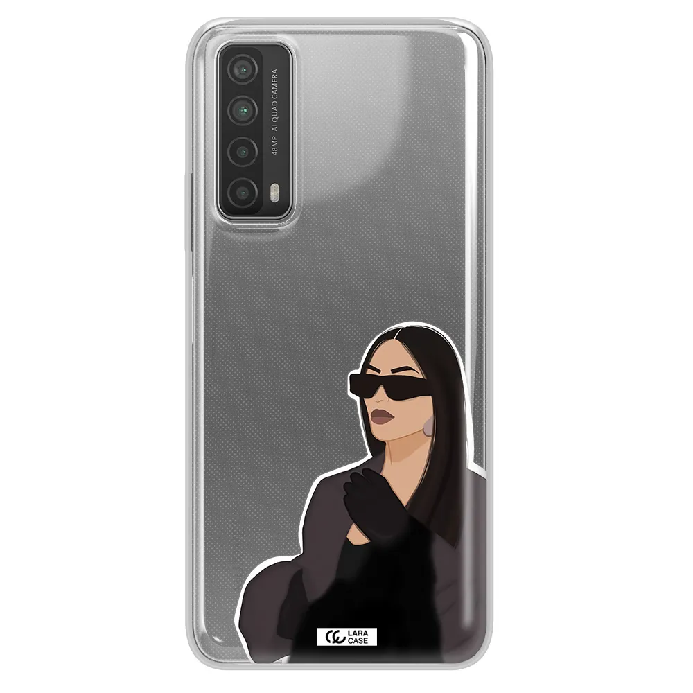 Minimalist Portrait Huawei P Smart 2021 Clear TPU Case