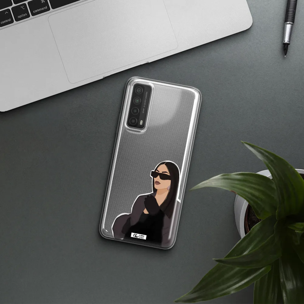 Minimalist Portrait Huawei P Smart 2021 Clear TPU Case