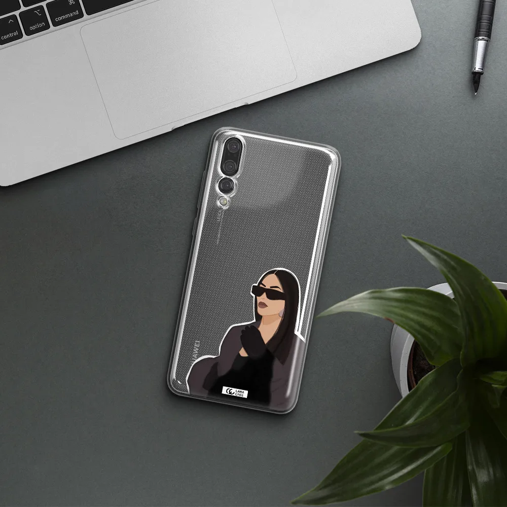 Minimalist Portrait Huawei P20 Pro Clear TPU Case