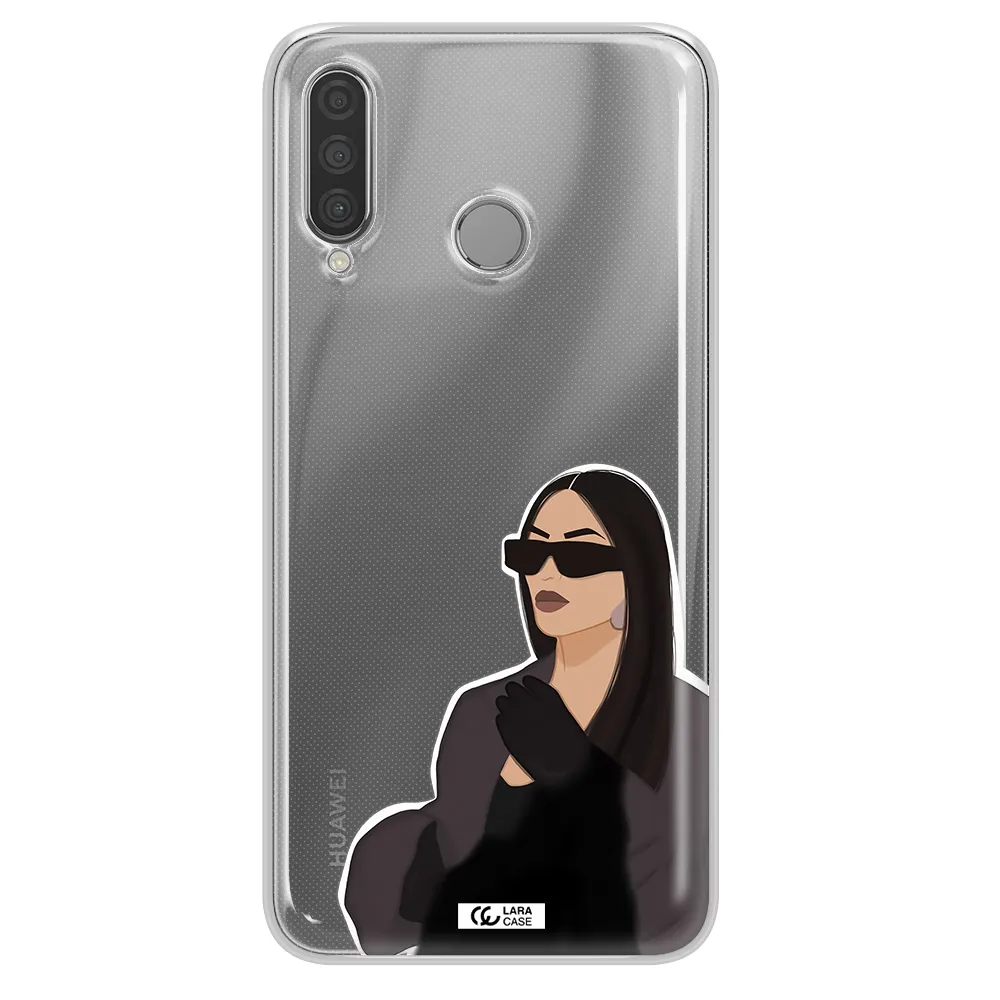 Minimalist Portrait Huawei P30 Lite Clear TPU Case