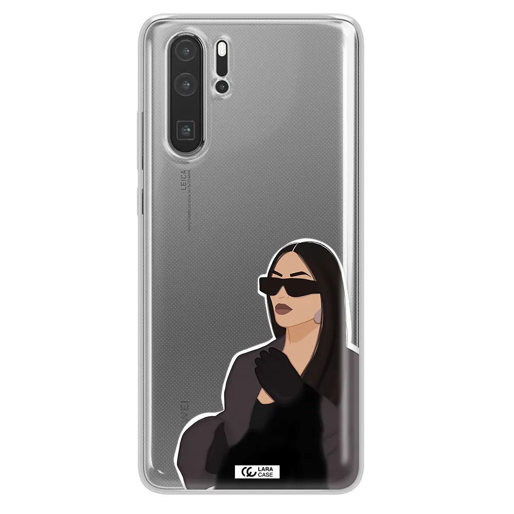 Minimalist Portrait Huawei P30 Pro Clear TPU Case
