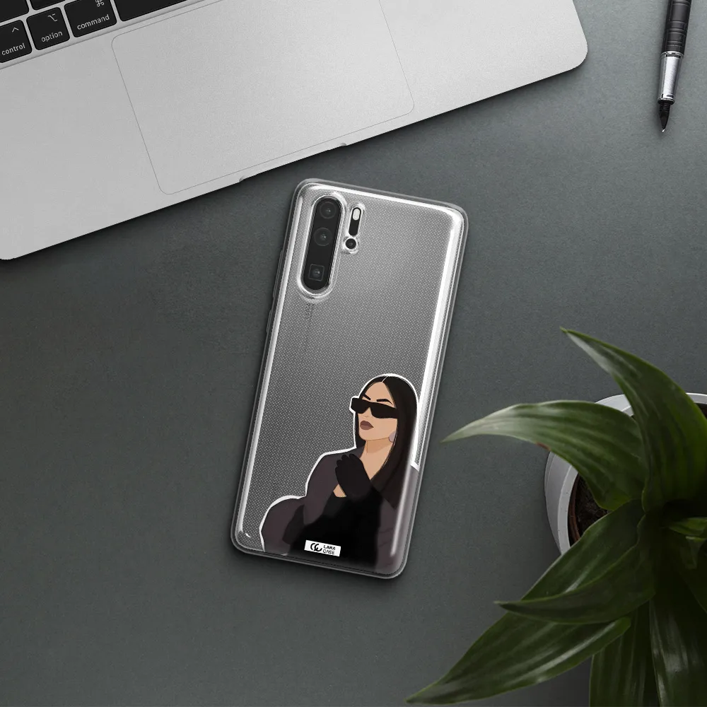 Minimalist Portrait Huawei P30 Pro Clear TPU Case