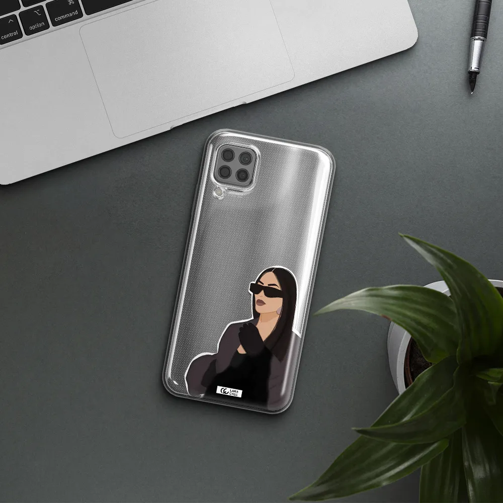 Minimalist Portrait Huawei P40 Lite Clear TPU Case