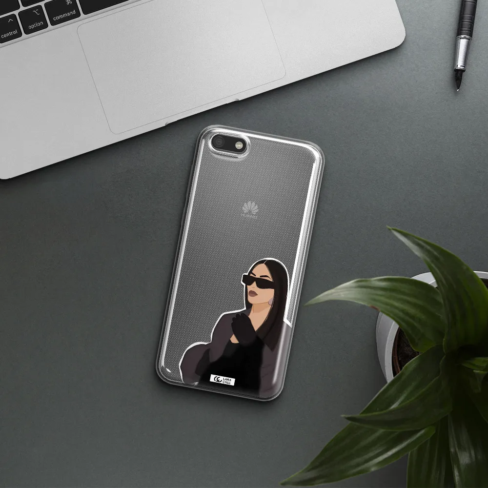 Minimalist Portrait Huawei Y5 2018 Clear TPU Case