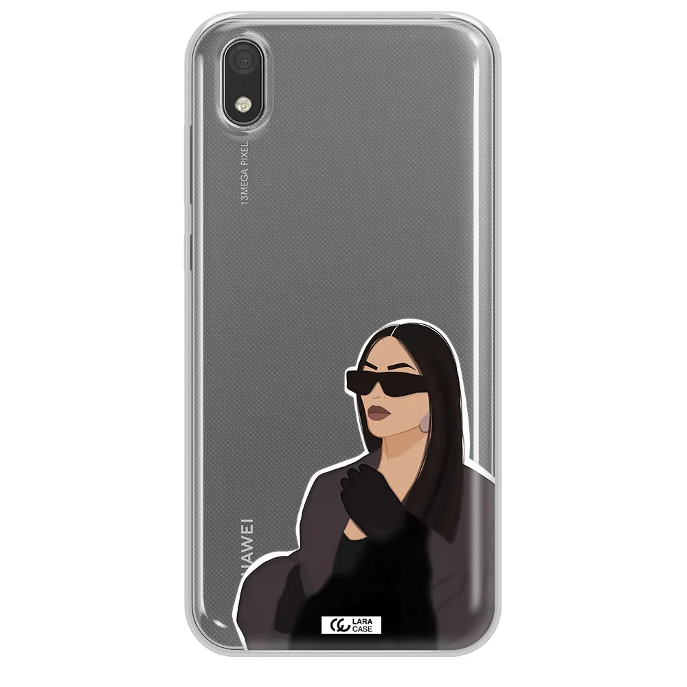 Minimalist Portrait Huawei Y5 2019 Clear TPU Case