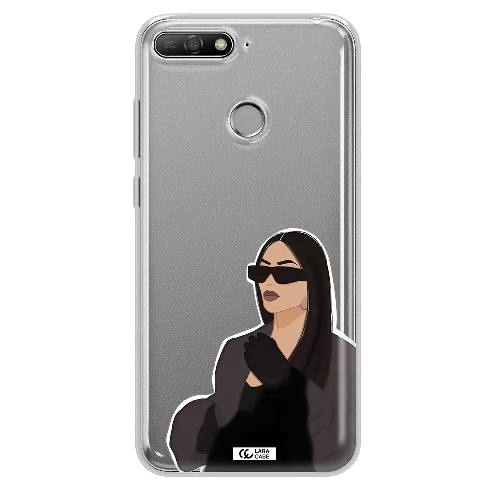 Minimalist Portrait Huawei Y6 Prime 2018 Clear TPU Case