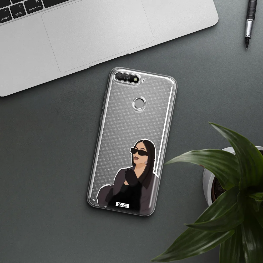 Minimalist Portrait Huawei Y6 Prime 2018 Clear TPU Case