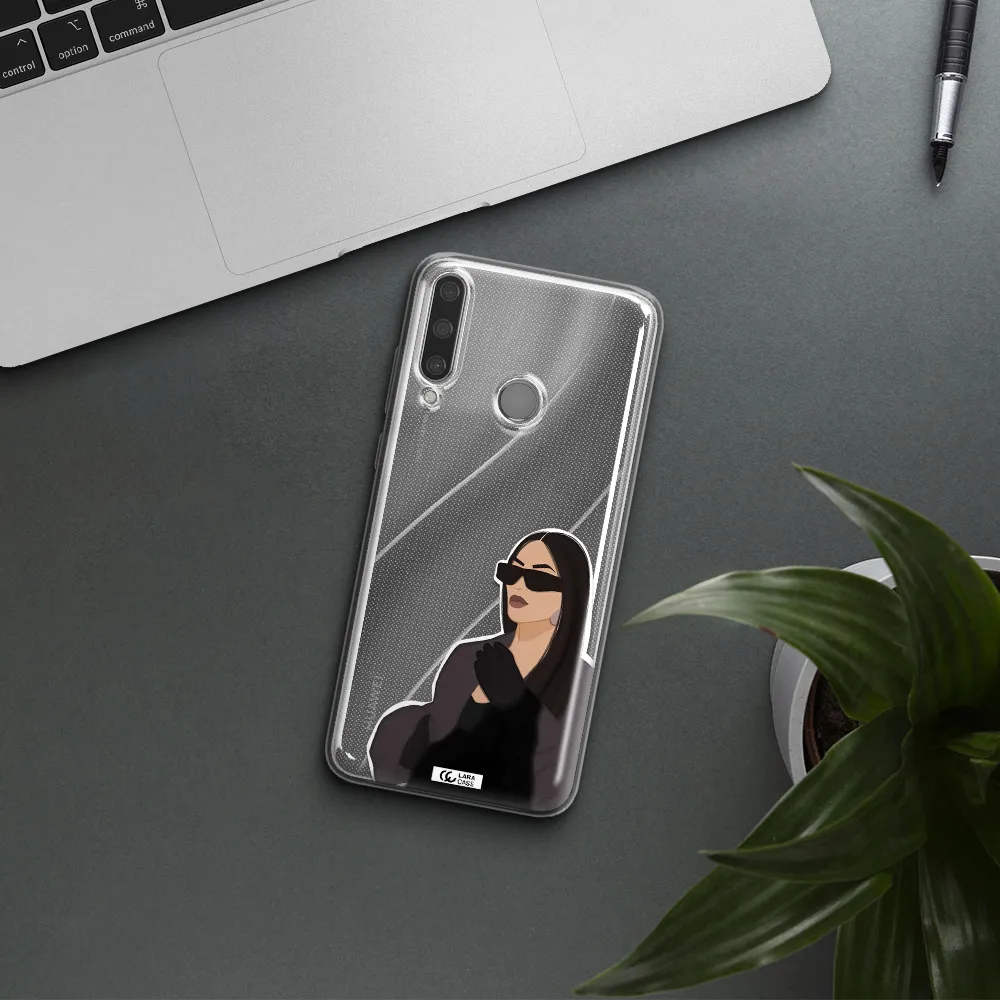 Minimalist Portrait Huawei Y6P Clear TPU Case