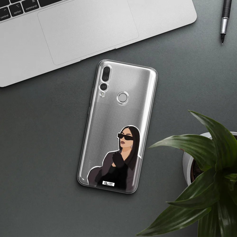 Minimalist Portrait Huawei Y9 Prime 2019 Clear TPU Case