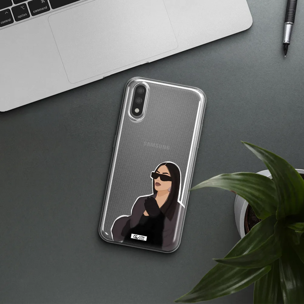 Minimalist Portrait Samsung A01 Clear TPU Case
