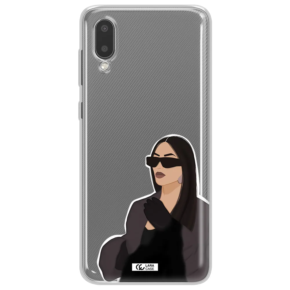 Minimalist Portrait Samsung A02 Clear TPU Case