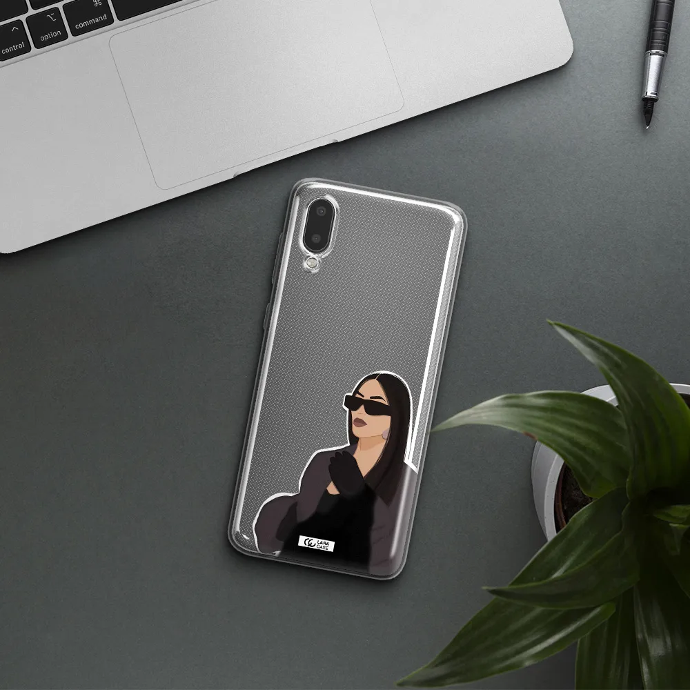 Minimalist Portrait Samsung A02 Clear TPU Case