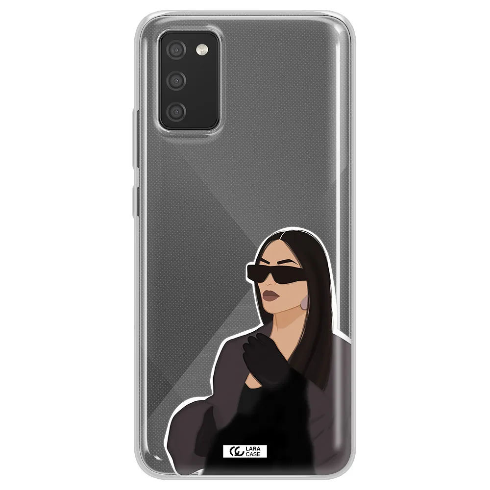 Minimalist Portrait Samsung A02S Clear TPU Case