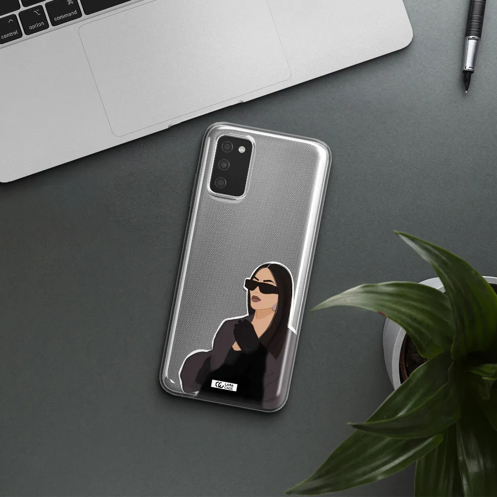 Minimalist Portrait Samsung A03S Clear TPU Case