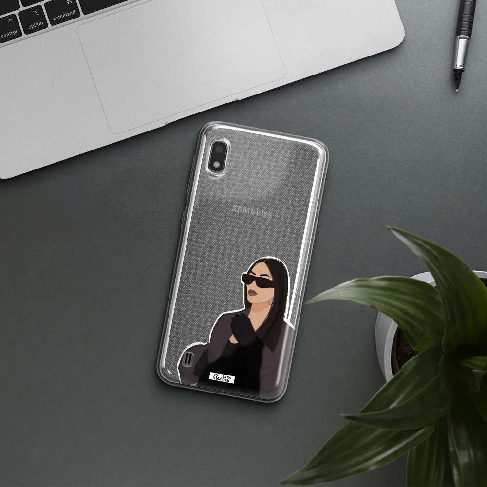 Minimalist Portrait Samsung A10 Clear TPU Case
