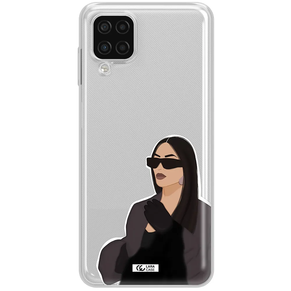 Minimalist Portrait Samsung A12 4g Clear TPU Case