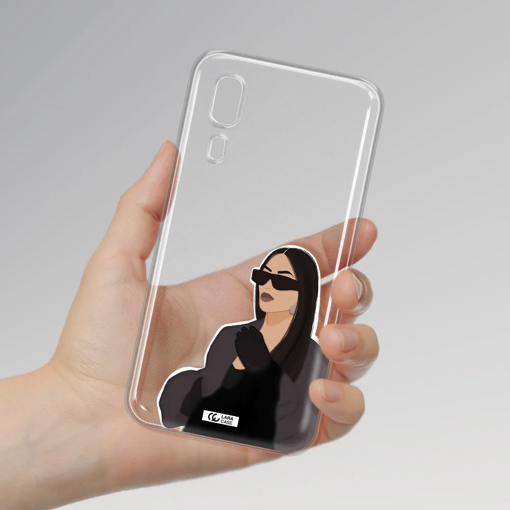 Minimalist Portrait Samsung A2 Core Clear TPU Case